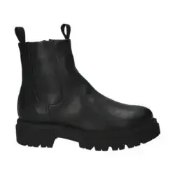 Blackstone enkellaarzen zwart leer/wol