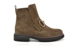 Paul Green enkellaarzen bruin suede