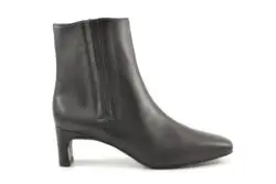 enkellaars hakje zwart leer