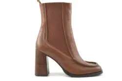 Zinda chelsea boots hak cognac leer