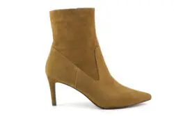 Bibi Lou enkellaarzen hak bruin suede