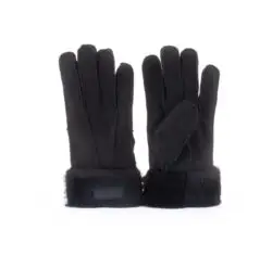 Warmbat dames handschoenen lammy zwart