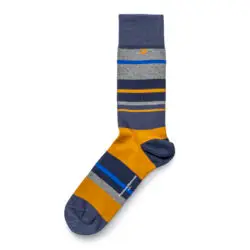 Floris van Bommel herensokken multicolour/blauw