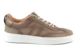 Giorgio lage sneakers bruin leer/suede