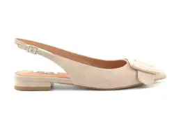 Bibi Lou ballerina's nude suede