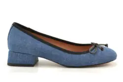 Bibi Lou ballerina's denim blauw