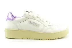 Back70 lage sneakers wit-lila leer