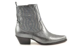 Toral western laarzen zilvergrijs metallic
