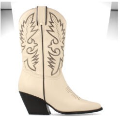 Red-Rag westernlaarzen licht beige leer