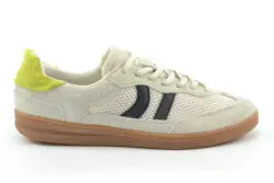 Coolway retro-sneakers off white-groen