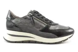 DLSport zwart-grijze sneakers met rits