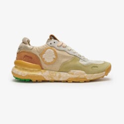 Satorisan lage sneakers rose combi canvas