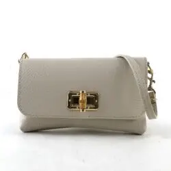 Marlon schoudertasje creme leer