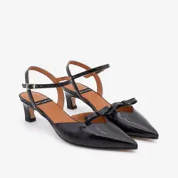 Angel Alarcón zwarte pumps slingback