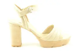 Paul Green sandalen hak 7928-021 creme