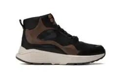 Xsensible mid sneakers zwart-bruin GX