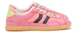 Coolway retro-sneakers roze-zwart-groen