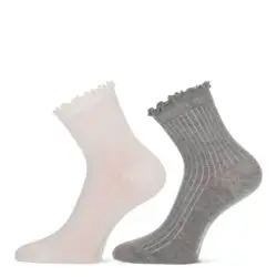MarcMarcs dames sokken off white en grey
