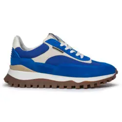 Floris van Bommel blauwe sneakers
