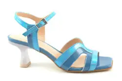Zinda sandalen hak 2147 blauw