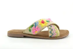 Lazamani slippers jute multicolour