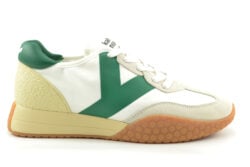 Keh-Noo lage sneakers wit-groen