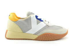 Keh-Noo lage sneakers grijs-wit