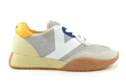 Keh-Noo lage sneakers grijs-wit