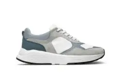 Xsensible lage sneakers wit-grijs-blauw HX