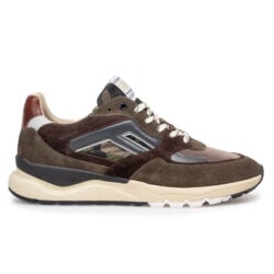 Floris van Bommel groene sneakers