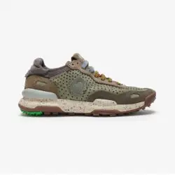 Satorisan lage sneakers khaki-bruin