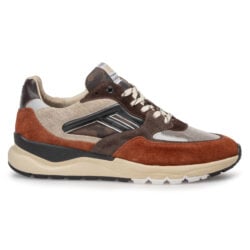 Floris van Bommel sneakers oranje combi