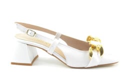 Gianluca Pisati pumps Adil wit leer