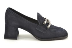 Gianluca Pisati pumps donkerblauw suede