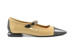 Pedro Miralles ballerina bruin-zwart lak