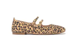 Unisa ballerina leopard-print