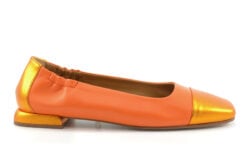 Pedro Miralles ballerina's oranje leer