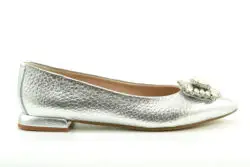 Gianluca Pisati ballerinas metallic zilver