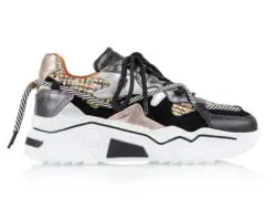 DWRS chunky sneakers zwart  combi