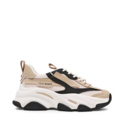 Steve Madden chunky sneakers beige-zwart