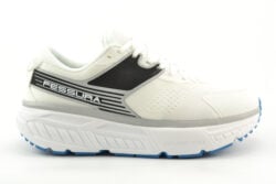 Fessura sneakers wit-zwart textiel