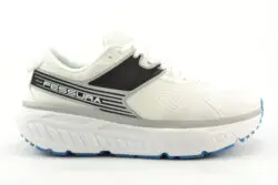 Fessura sneakers wit-zwart textiel