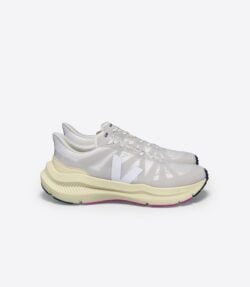 Veja witte sneakers met grijs