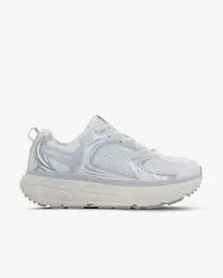 Fessura witte sneakers met grijs