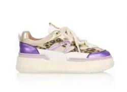 DWRS sneakers beige-leopard-lila