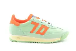 Back 70 retro sneakers groen-oranje