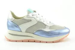 DL Sport sneakers zilver-blauw