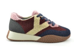 Keh-Noo lage sneakers navy/bordeaux