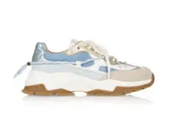 DWRS chunky sneakers goud-denim