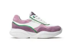 Xsensible lage sneakers wit-lila HX